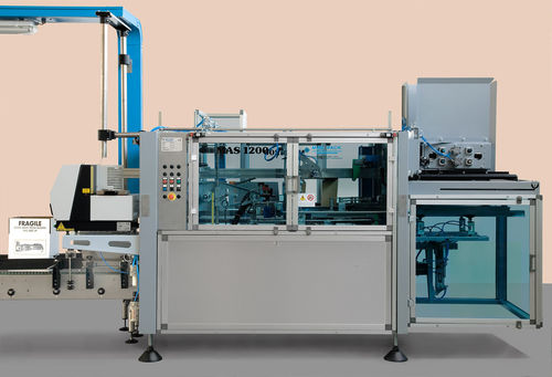 Formatrice di scatole automatica - MAS 20-20-BIB - MAS PACK - a colla termofusibile / chiusura dal basso / con piegatura precisa