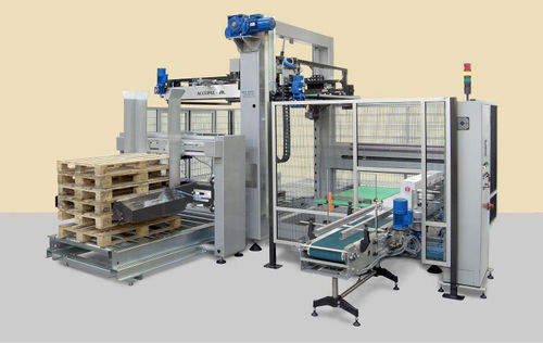 Pallettizzatore a strati - ACCUPAL series - MAS PACK - di casse / per cartoni / automatico