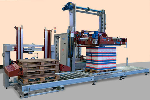 Pallettizzatore a strati - JOLLYPAL 20-12 - MAS PACK - di casse / per cartone / automatico