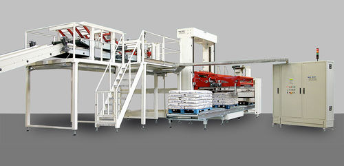 Pallettizzatore a strati - STRATOS 20-P2 - MAS PACK - per sacchi / per pacchetti / automatico