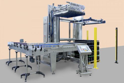 Depallettizzatore prensile - TATO 20 - MAS PACK - a strati / per bottiglie / in bottiglia