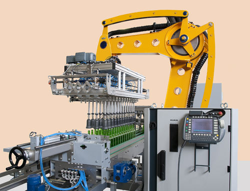 Incassatrice robotizzata - ACCUPACK 20-R - MAS PACK - automatica / per bottiglie / per l'industria alimentare e delle bevande