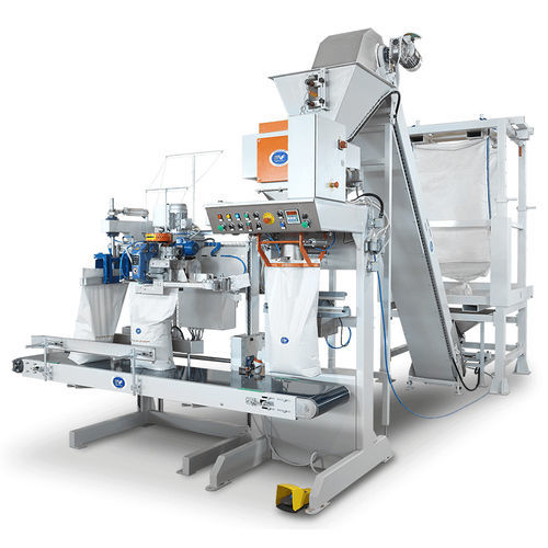 Confezionatrice semiautomatica - DR - MF TECNO - MASSINI INDUSTRIES srl - ponderale / per sacchetti / per l'industria chimica