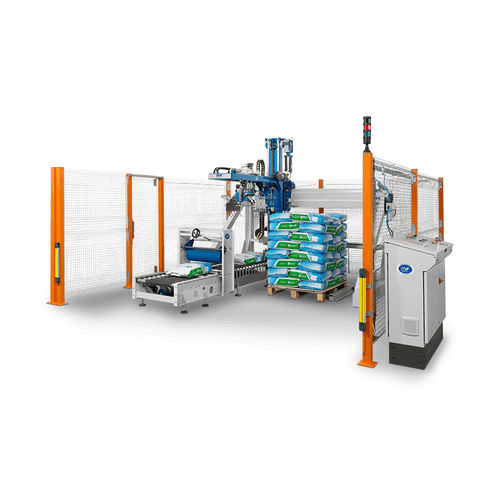 Pallettizzatore a strati - MF PCA SMART - MF TECNO - MASSINI INDUSTRIES srl - per sacchi / automatico / cartesiano