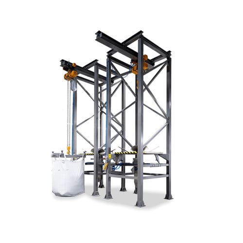 Sistema di scarico per big bag - MF TECNO - MASSINI INDUSTRIES srl - semiautomatico
