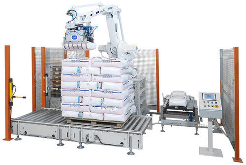 Pallettizzatore a strati - IRB 460 - MF TECNO - MASSINI INDUSTRIES srl - per sacchi / per casse / automatico