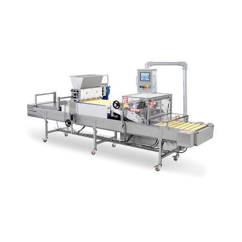 Linea di produzione di biscotti con estrusore - SYR - Minipan S.r.l. Food Processing Machines - controllata da PLC