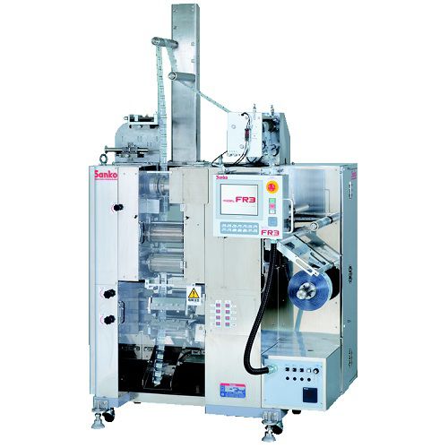 Confezionatrice verticale - FR3 - Sanko Machinery Co., Ltd. - VFFS / controllata da PLC / per liquidi