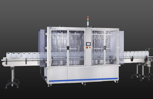 Macchina di riempimento automatica - FL-222D - Pack Leader Machinery - per bottiglie / per barattoli e vasetti / per liquidi