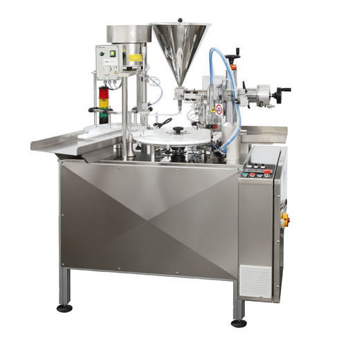 Macchina per imballaggio automatica - Mini-block - PMS Technology S.r.l. - semiautomatica / orizzontale / per liquidi