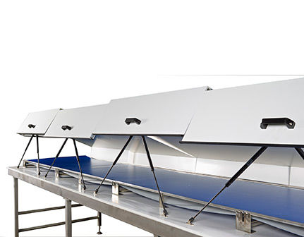 Tunnel di raffreddamento per cioccolato - POWER SLIM - Prefamac Chocolate Machines N.V.