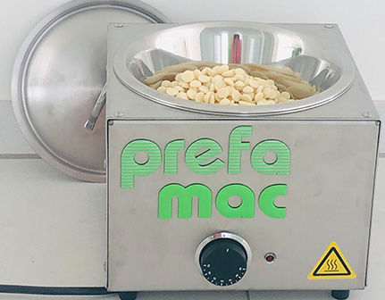 Macchina di fusione di cioccolato - Junior  - Prefamac Chocolate Machines N.V. - per l'industria agroalimentare / in acciaio inossidabile