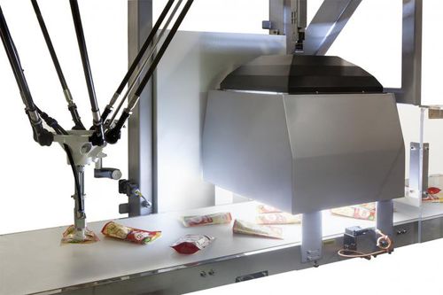 Incassatrice tipo pick and place - MR-101 - Prodec Equipos de Envasado, S.A.U. - a carico dall'alto / robotizzata / per imballaggio flessibile