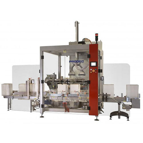 Incassatrice tipo pick and place - D-100 - Prodec Equipos de Envasado, S.A.U. - a carico dall'alto / automatica / per bottiglie