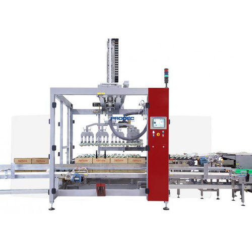 Incassatrice tipo pick and place - D-300 - Prodec Equipos de Envasado, S.A.U. - a carico dall'alto / automatica / per bottiglie