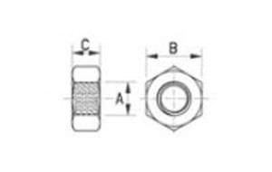 Dado esagonale - 184 series - Skiffy - in plastica