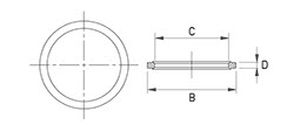 Guarnizione torica - 178-3 series - Skiffy - in poliuretano / circolare / per flangia
