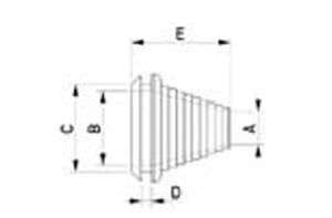Passacavo in PVC - 443 series - Skiffy - ostruito
