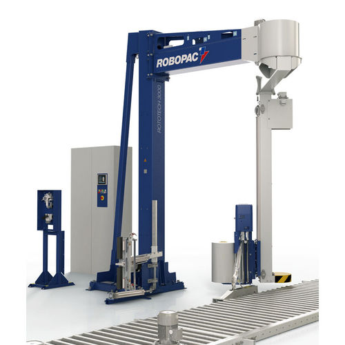 Avvolgitrice fasciapallet a braccio rotante - ROTOTECH 3000  - ROBOPAC SPA - automatica / per taglio / per pallet