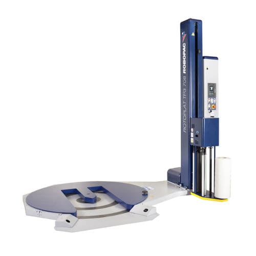 Avvolgitrice fasciapallet a tavola rotante - ROTOPLAT TP3 - ROBOPAC SPA - per pannelli / di colli con basso profilo / di comando