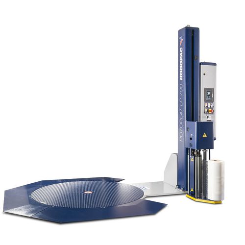 Avvolgitrice fasciapallet a tavola rotante - ROTOPLAT LP - ROBOPAC SPA - di colli con basso profilo / per pallet / per pellicola estensibile