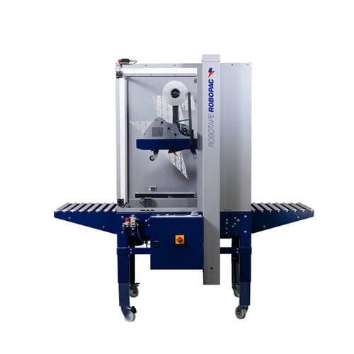 Sigillatrice di cartoni / casse a 4 lembi - Robotape A HD - ROBOPAC SPA - nastro adesivo / semiautomatica