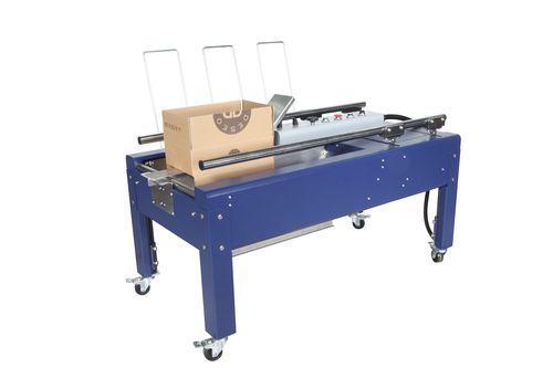 Sigillatrice di cartoni / casse a 4 lembi - STARBOX series - ROBOPAC SPA - nastro adesivo / semiautomatica