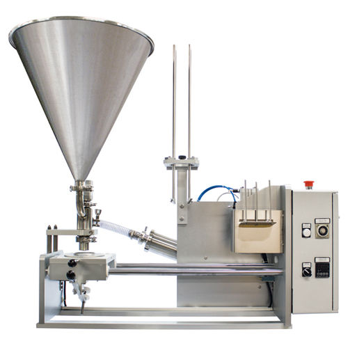 Riempitrice-opercolatrice semiautomatico - RPX 5 - Rotopack S.r.l. - per barattoli e vasetti / per liquidi / per l'industria agroalimentare