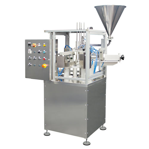 Riempitrice-opercolatrice automatico - RPC MINI - Rotopack S.r.l. - per barattoli e vasetti / per liquidi / per latticini