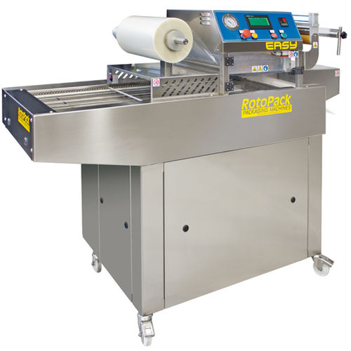 Termosigillatrice di vaschette lineare - EASY - Rotopack S.r.l. - automatica / sottovuoto / compatta