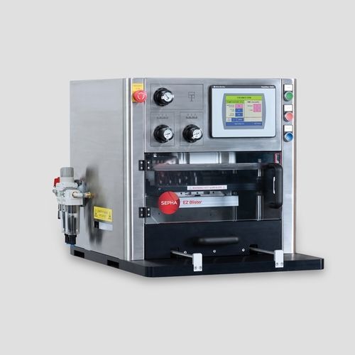 Macchina per imballaggio controllata da PLC - EZ Blister - Sepha Ltd. - compatta / in blister / per compresse