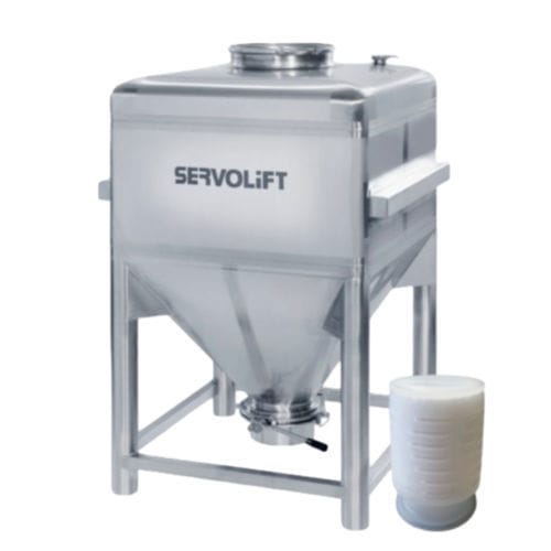 Serbatoio di stoccaggio - WB502E series - Servolift GmbH - per prodotti farmaceutici / in acciaio inossidabile / a fondo conico