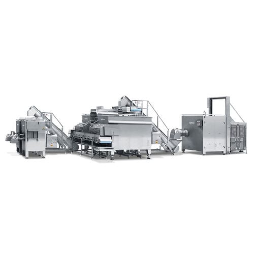 Linea di produzione di carne tritata di pesatura - AW 300 U / MR 2500 / MU 200 - Maschinenfabrik Seydelmann