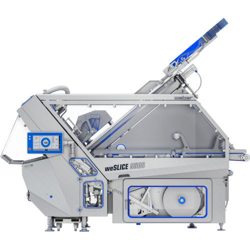 Affettatrice per carne - weSLICE 9500 - Weber Maschinenbau - interamente automatica / con lama curva / in acciaio inossidabile