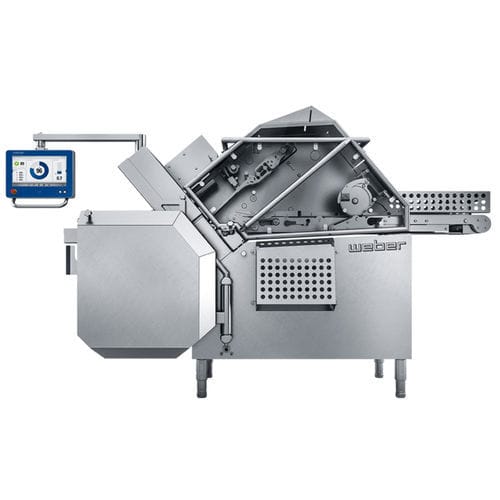 Affettatrice per carne - 702 series - Weber Maschinenbau - automatica / a lama circolare / in acciaio inossidabile