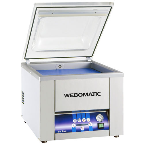 Macchina di confezionamento manuale - E 15 Basic - WEBOMATIC - sottovuoto / a campana / da tavolo