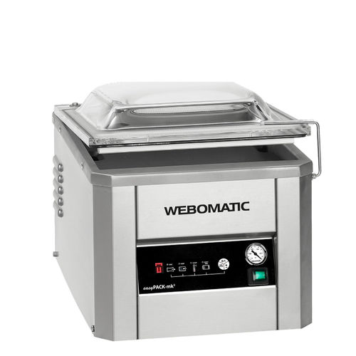 Macchina di confezionamento manuale - easyPACK-mk3 - WEBOMATIC - sottovuoto / a campana / per sacchi