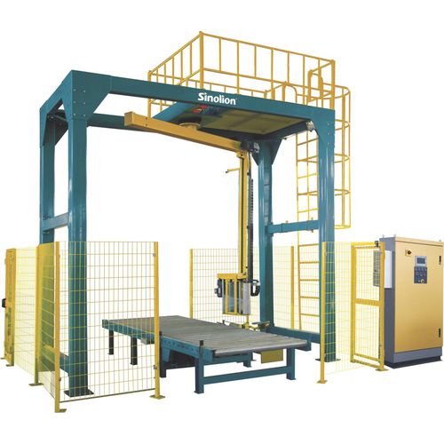 Avvolgitrice fasciapallet a braccio rotante - R1800FZ-PL - SHANDONG SINOLION MACHINERY CORP LTD - automatica / per pallet / con dispositivo mettifoglio