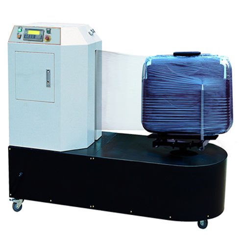 Avvolgitrice fasciapallet per bagagli - XL-01 - SHANDONG  SINOLION  MACHINERY  CORP  LTD - a tavola rotante / automatica / per pellicola estensibile