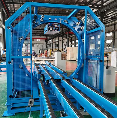 Avvolgitrice fasciapallet orbitale - S1800 - SHANDONG SINOLION MACHINERY CORP LTD - automatica / per pallet / per pellicola estensibile