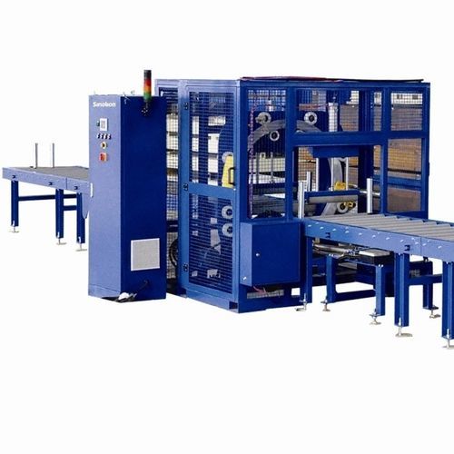 Avvolgitrice fasciapallet orizzontale - S1800   - SHANDONG  SINOLION  MACHINERY  CORP  LTD - automatica / per porte e finestre / di tubi
