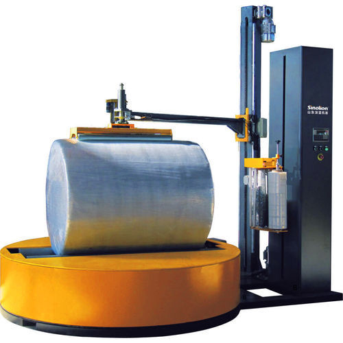 Avvolgitrice fasciapallet per rotoli di carta - Y2000F-CS - SHANDONG SINOLION MACHINERY CORP LTD - a tavola rotante / automatica / di carta