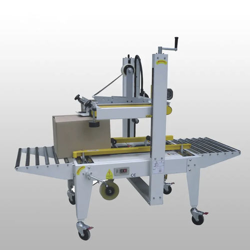 Chiudicartoni a doppi lembi - GPA-50 - SHANDONG  SINOLION  MACHINERY  CORP  LTD - nastro adesivo / semiautomatico