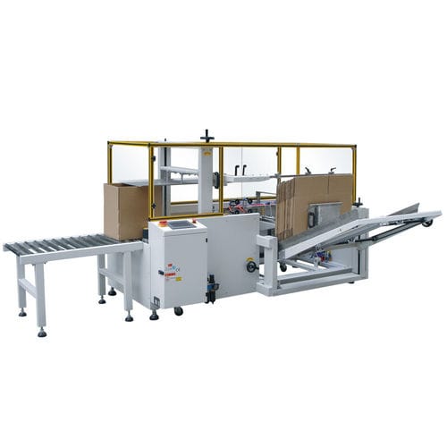 Formatrice di cartoni automatica - SPK40D - SHANDONG  SINOLION  MACHINERY  CORP  LTD - semiautomatica / nastro adesivo