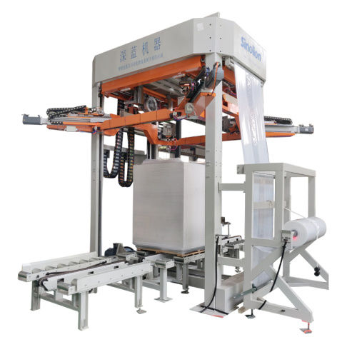 Incappucciatrice automatica - SHANDONG  SINOLION  MACHINERY  CORP  LTD - per pellicola estensibile / per macchina da cantiere / per pallet