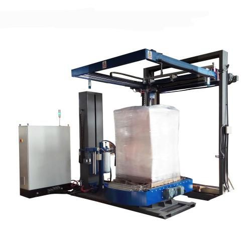 Avvolgitrice fasciapallet a tavola rotante - T1800FZ-PL-FM - SHANDONG  SINOLION  MACHINERY  CORP  LTD - automatica / per pallet / con sistema di copertura superiore con pellicola di PE