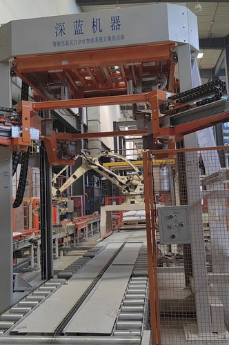 Incappucciatrice automatica - T Series - SHANDONG  SINOLION  MACHINERY  CORP  LTD - per pellicola estensibile / per pallet / verticale