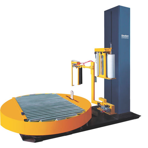 Macchina avvolgitrice a tavola rotante - T1800FZ-PL - SHANDONG  SINOLION  MACHINERY  CORP  LTD - automatica / per pallet / con rulliera folle