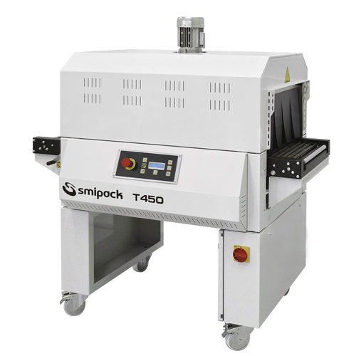 Tunnel di retrazione elettrico - T450 series - Smipack S.p.A. - per imballaggio esterno / per l'industria farmaceutica / per l'industria agroalimentare