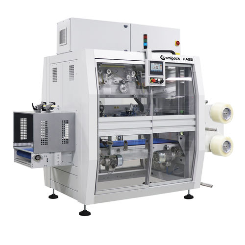 Manigliatrice automatica - HA 25 - Smipack S.p.A. - con trasportatore / per l'industria agroalimentare / per l'industria dell'imballaggio